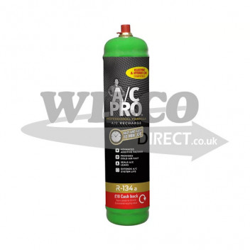Image for A/C Pro R134a Air Con Recharge Bottle - 510g