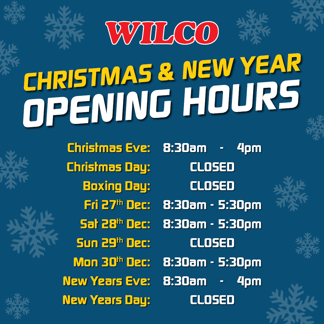 Christmas Opening Hours