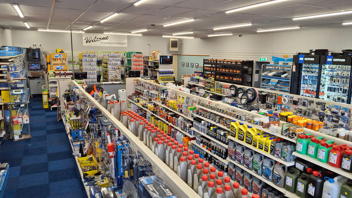 Inside Wilco Motosave at Doncaster