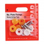 Image for Number Plate Screws with Caps