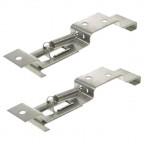 Image for Maypole Stainless Steel Trailer Number Plate Clamps - 2 Pack