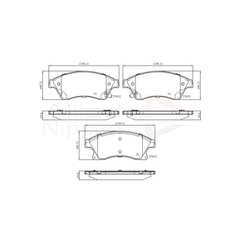 Image for Brake Pad Set