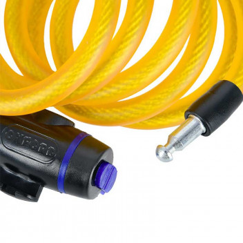 Image for Oxford Cable Lock - 12mm x 1.8m - Yellow