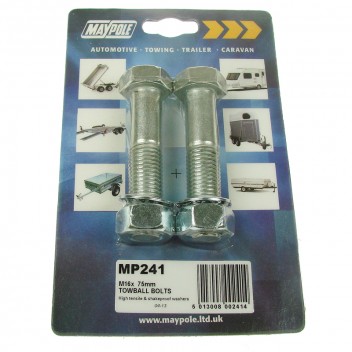 Image for Towball Bolts - M16 x 75mm - Pair of 2