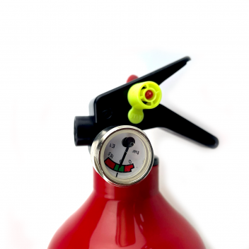 Image for Powder Fire Extinguisher with Pressure Gauge - 1 kg