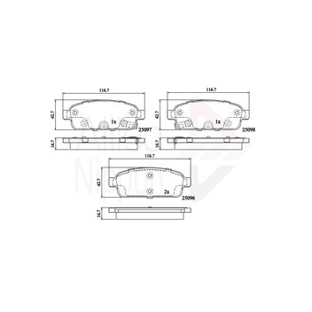 Image for Brake Pad Set