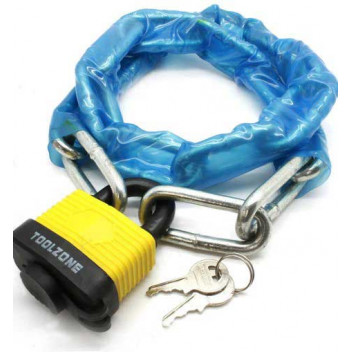 Image for Toolzone Chain & Padlock - 1 Metre