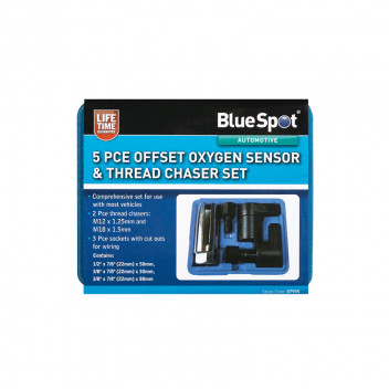 Image for Blue Spot Tools Oxygen Sensor & Thread Chaser Set - 5 Piece