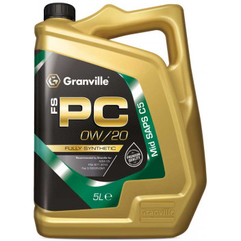 Image for Granville FS-PC 0W-20 Engine Oil - 5 Litres