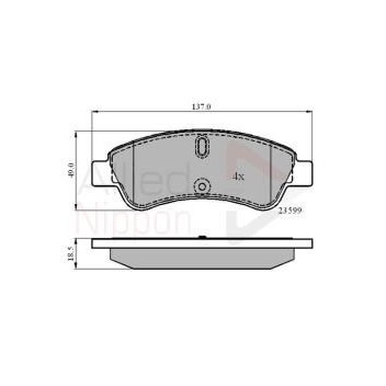 Image for Allied Nippon Brake Pads