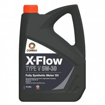 Image for Comma X-Flow Type V 5W-30 Fully Synthetic Motor Oil - 5 Litres