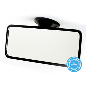 Image for Summit Interior Suction Rear View Mirror - Large 16cm X 7cm