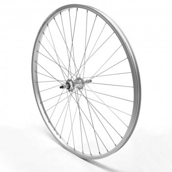 Image for Oxford Single Wall Mountain Bike Rear Wheel - Silver - 26"