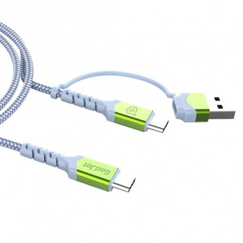 Image for 2 in 1 Rapid Type-C to Type-C Data Cable