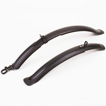 Image for Oxford Mudstop 1 Hybrid 700c Mudguard Set - Black