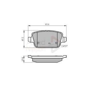 Image for Allied Nippon Brake Pads