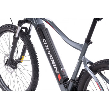 Image for Oxygen S-Cross MTB MkII E-Bike 2022 - 16AH - Gunmetal - 19" Frame