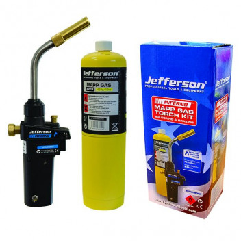 Image for Jefferson Soldering & Brazing Gas Torch & Mapp Gas Kit