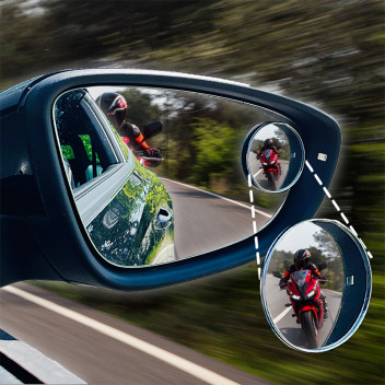 Image for Simply Auto Blind Spot Mirror (Black) - 2 Pack