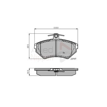 Image for Brake Pad Set