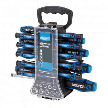 Image for Draper Screwdriver, Socket & Bit Set - 49 Piece