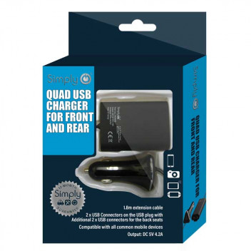 Image for JRP Quard Front & Rear USB Charger