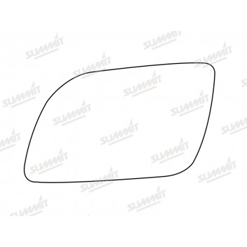 Image for Mirror Glass Volkswagen Polo Mark 4 2002 - 2005 - Left Hand Side