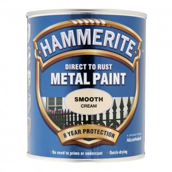 Image for Hammerite Metal Paint - Smooth Cream - 750ml