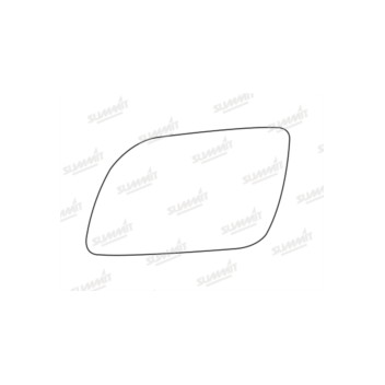 Image for Mirror Glass Volkswagen Polo Mark 4 2002 - 2005 - Left Hand Side