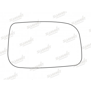 Image for Mirror Glass for Toyota Corolla Mark 9 2001 - 2007 - Right Hand Side