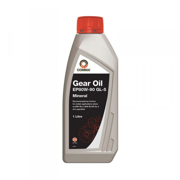 Comma EP80W-90 GL-5 Gear Oil - 1 Litre - Wilco Direct