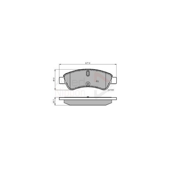 Allied Nippon Brake Pads image