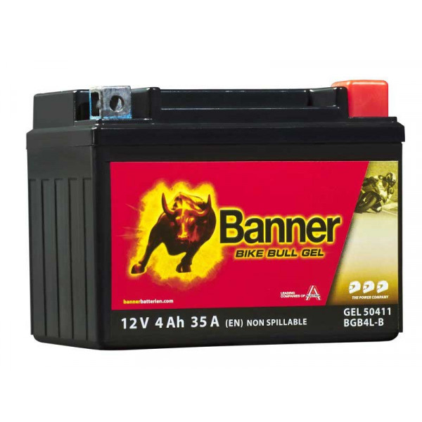 Banner Bike Bull GEL Battery - 12V/4Ah image