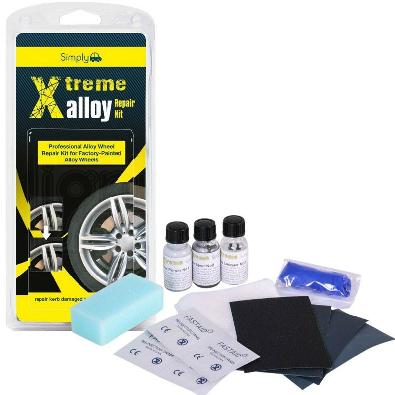 Scratch Doctor Alloy Wheel Repair Kit Silver for damaged, scuffed