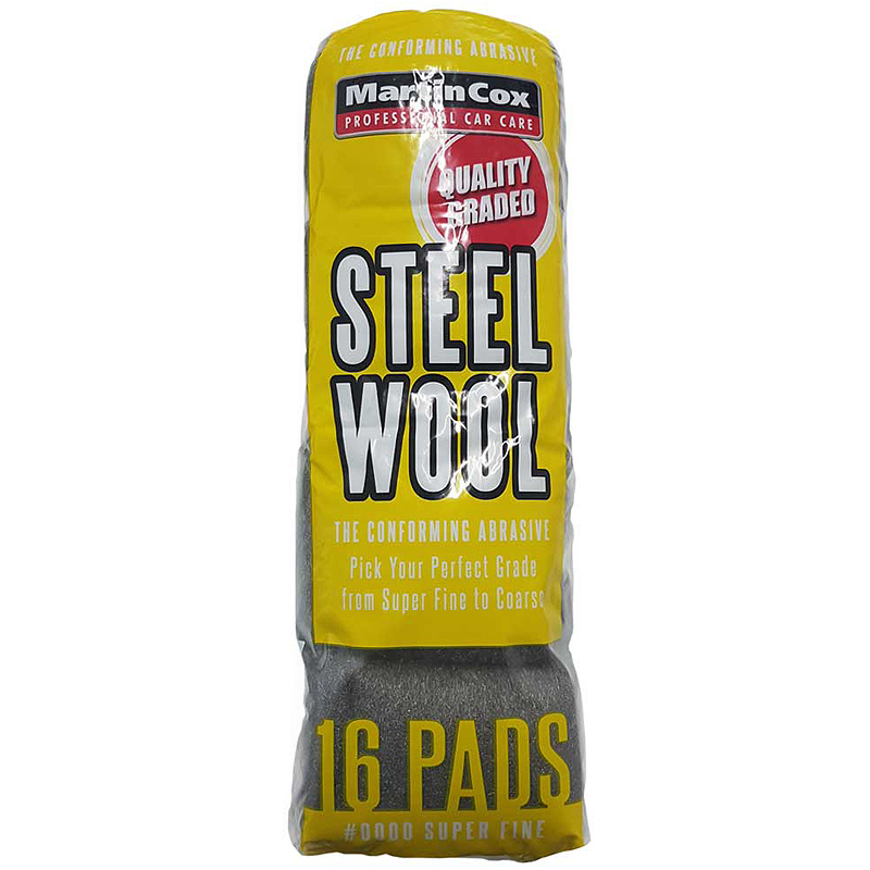 Industrial-Quality Steel Wool Hand Pads, #0000 Super Fine, Steel Gray, 16  Pads/sleeve, 12 Sleeves/carton